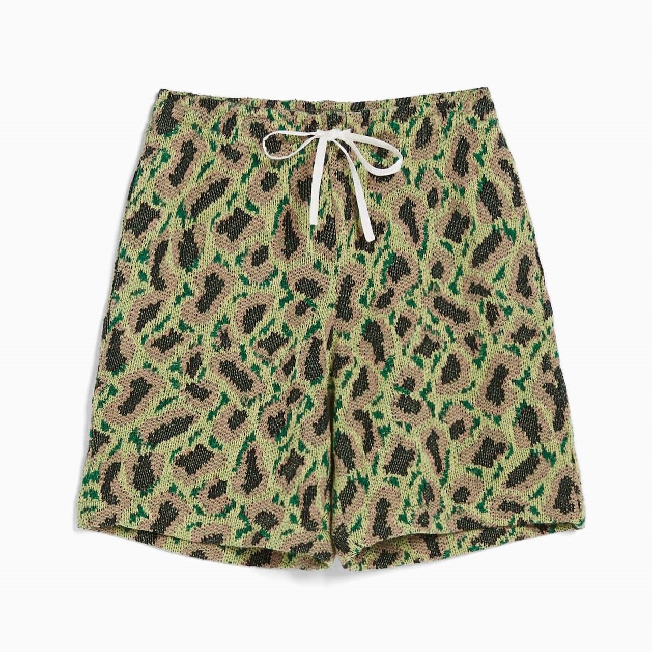 

Шорты Bershka Jacquard Print Jogger Bermuda, мультиколор