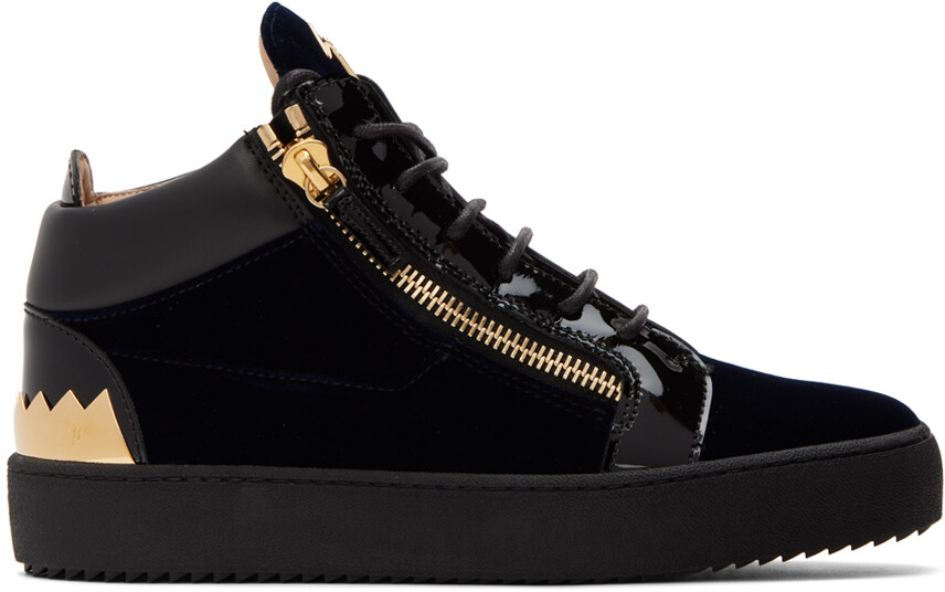

Темно-синие кроссовки Veronica Giuseppe Zanotti