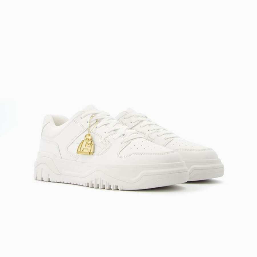 

Кроссовки Bershka Men’s Trainers With Keyring, белый