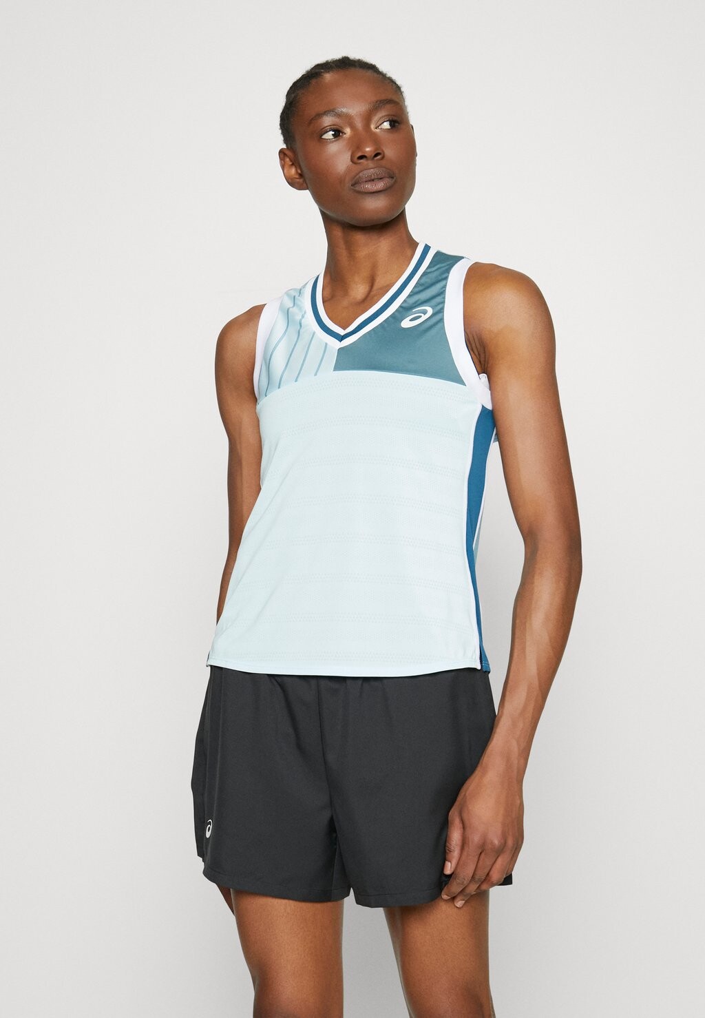 

Топ Match Tank ASICS, цвет aquamarine/gris blue
