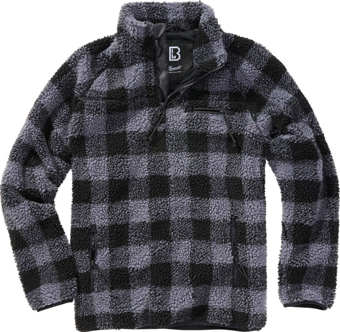 Пуловер Brandit Teddyfleece, серый пуловер мужской inextenso серый