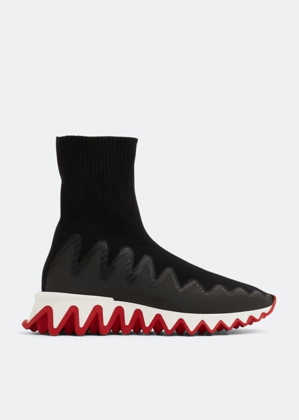

Кроссовки CHRISTIAN LOUBOUTIN Sharky Sock sneakers, черный