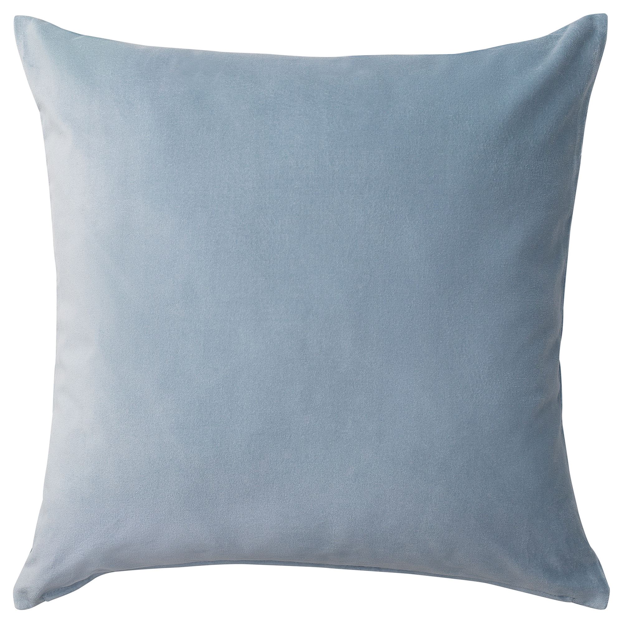 Чехол на подушку Ikea Sanela, голубой цена и фото