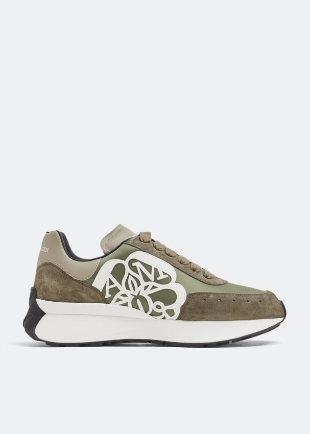 

Кроссовки ALEXANDER MCQUEEN Sprint Runner sneakers, зеленый