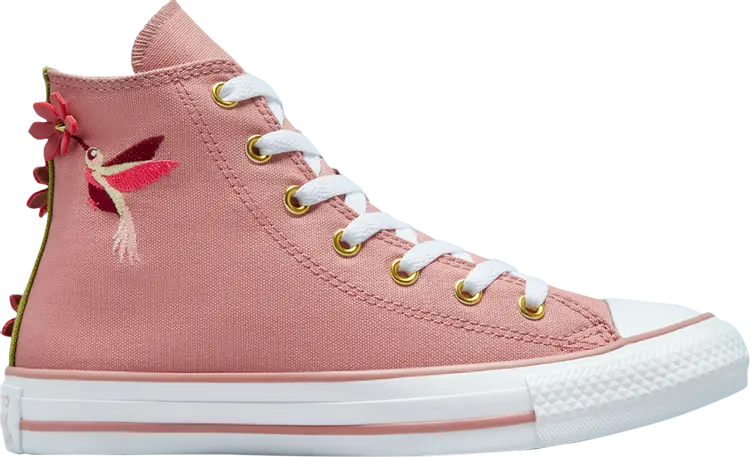 

Кроссовки Converse Chuck Taylor All Star 3D High GS Blooms & Hummingbirds, розовый