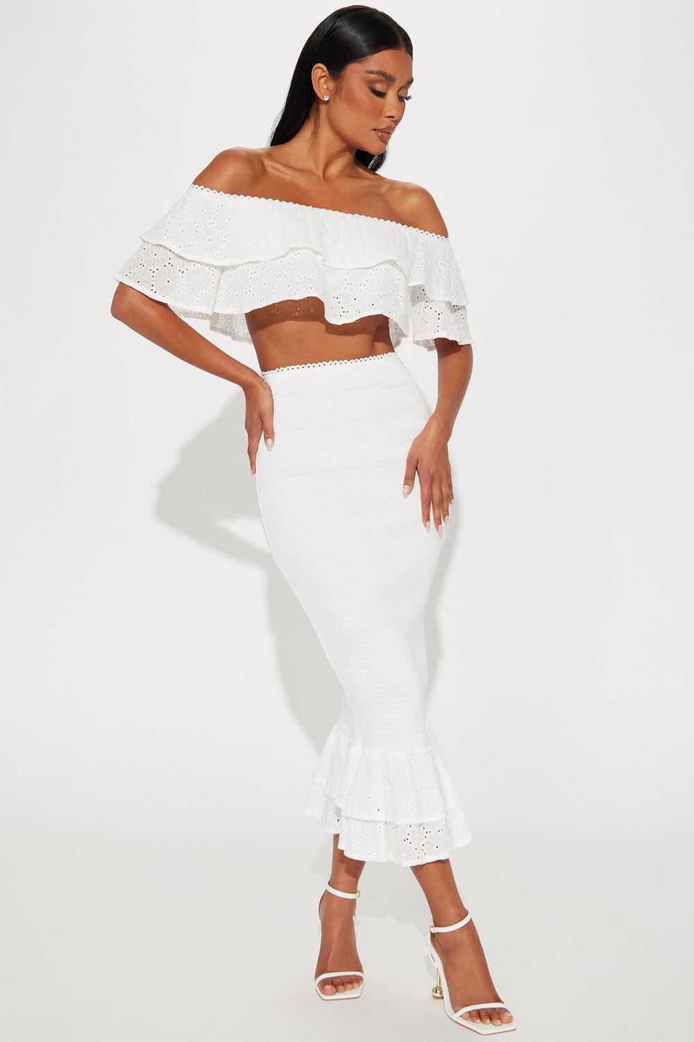 

Юбка Fashion Nova IST5206, белый