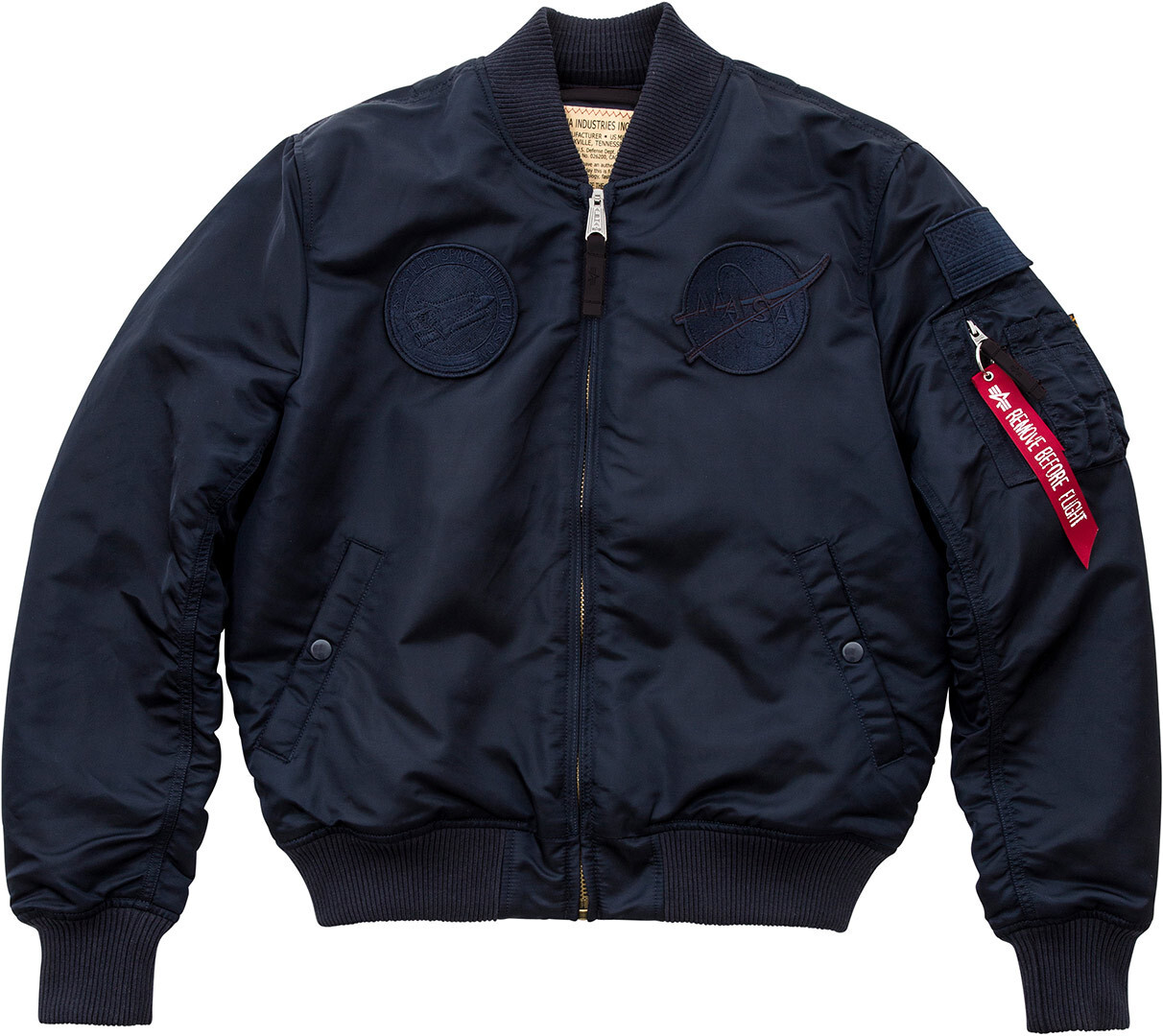 

Куртка Alpha Industries MA-1 VF NASA, синяя