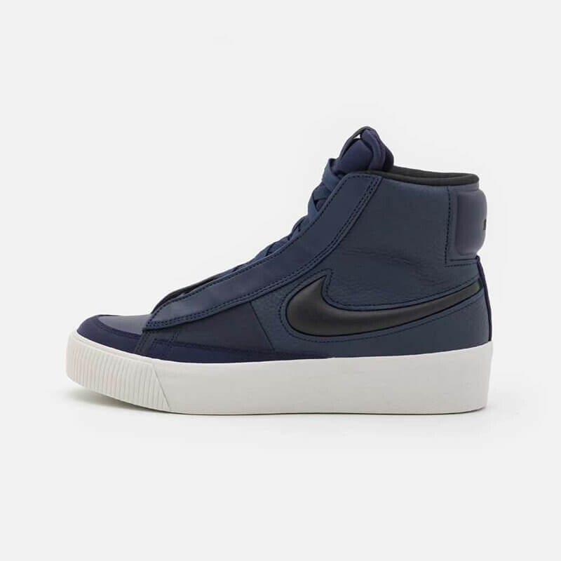 

Кроссовки Nike Blazer Mid Victory, черный/темно-синий
