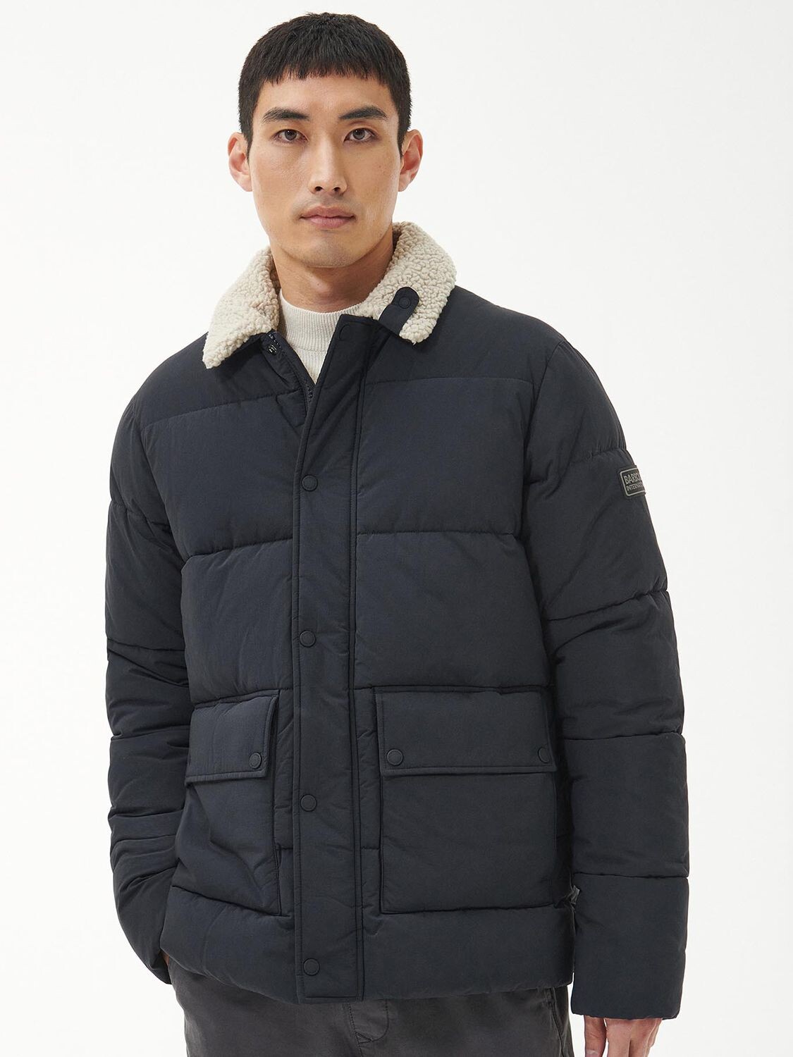 

Стеганая куртка International Auther Deck Barbour, черный