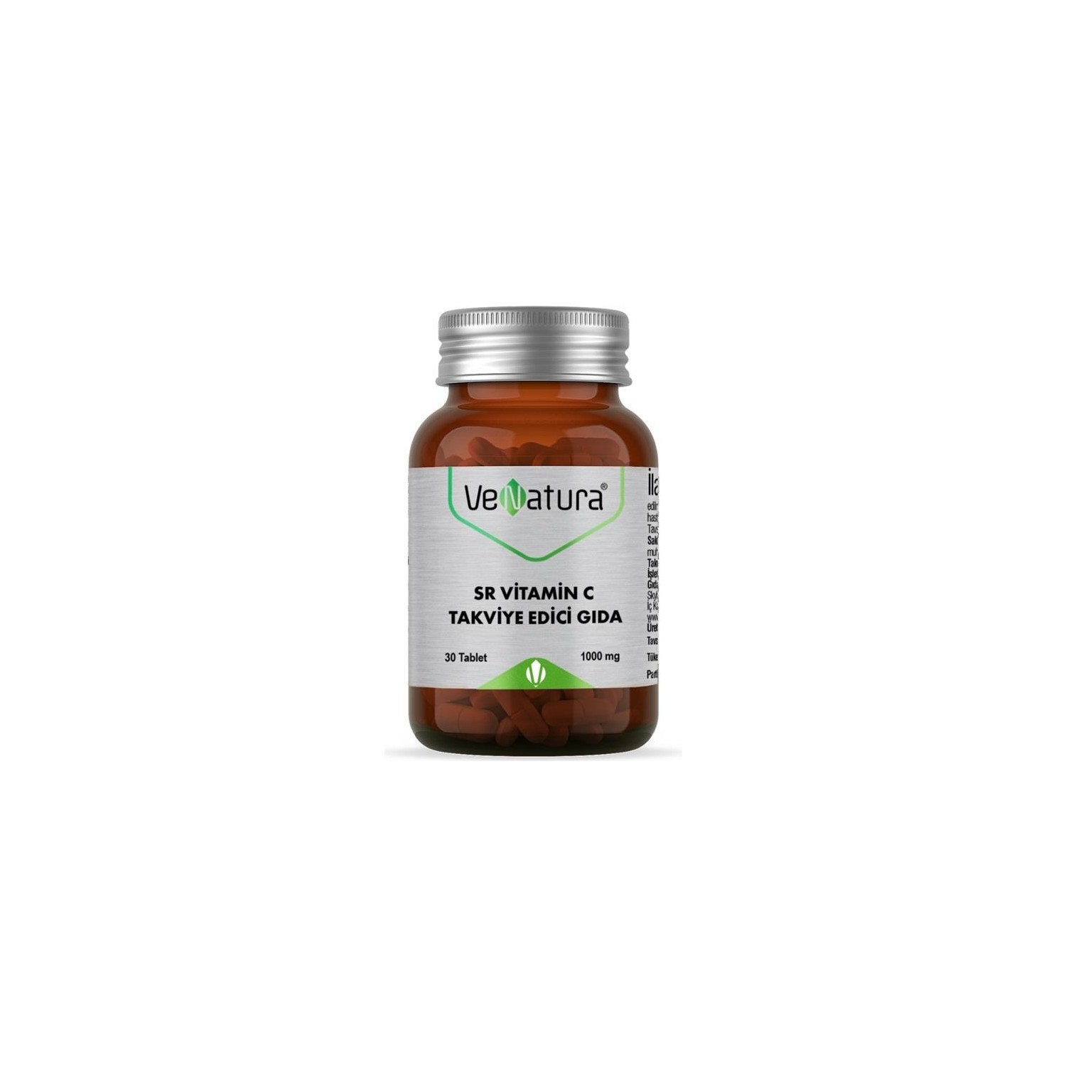 Venatura Sr Витамин C, 1000 мг, 30 капсул amazing nutrition витамин c аскорбиновая кислота 1000 мг 454 г 1 фунт