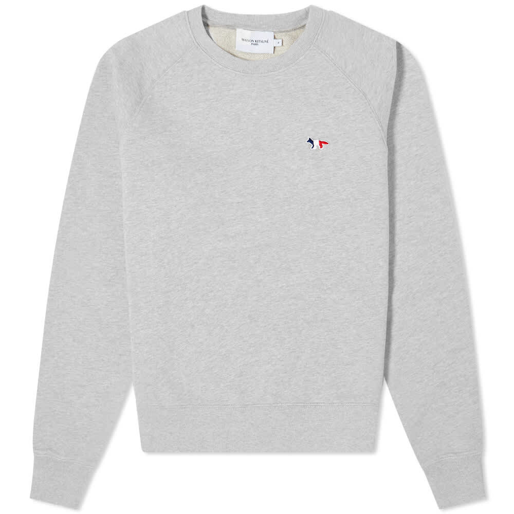 

Толстовка Maison Kitsuné Tricolor Fox Patch Adjusted Crew Sweat