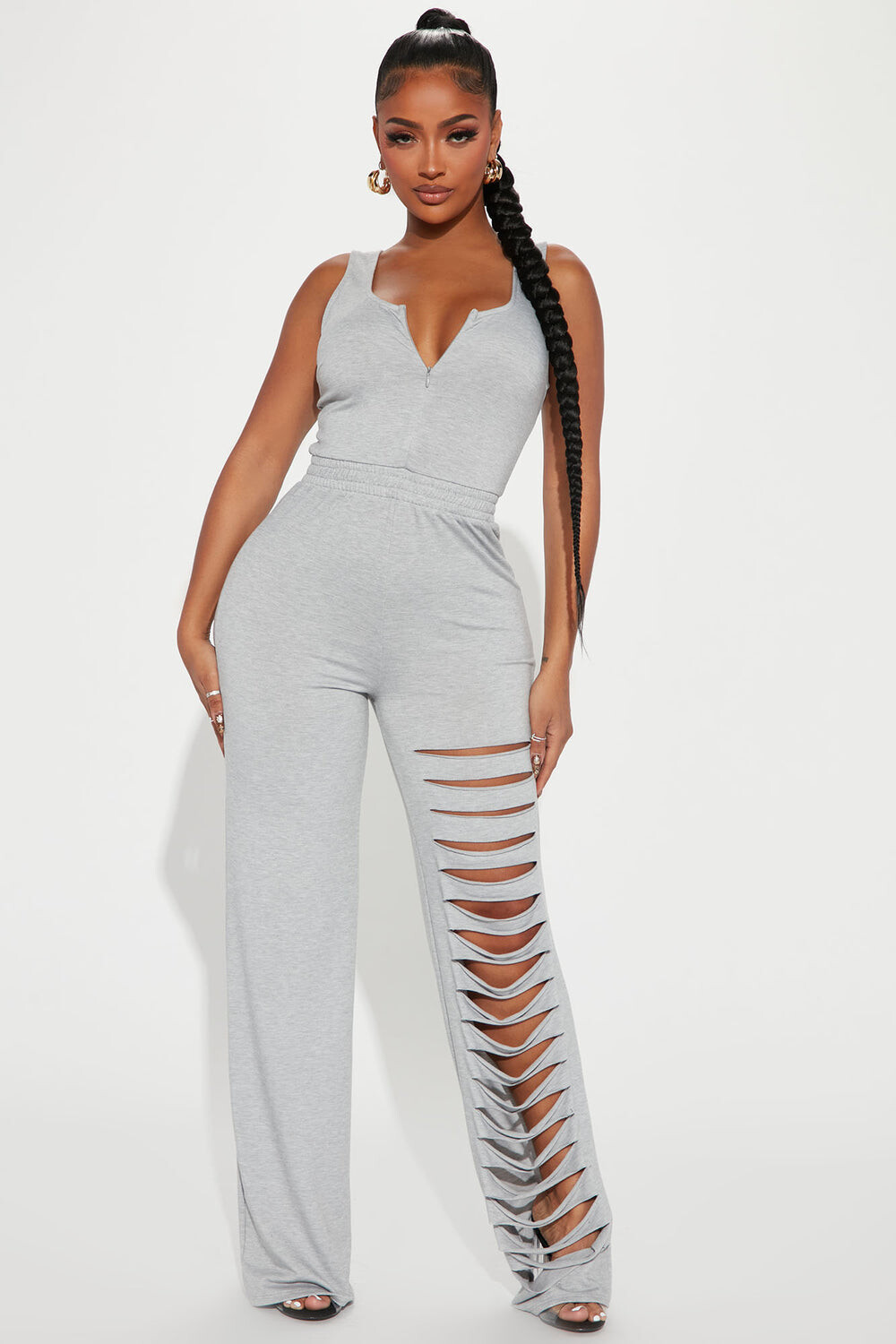 

Комбинезон Fashion Nova ZJ2980N, серый