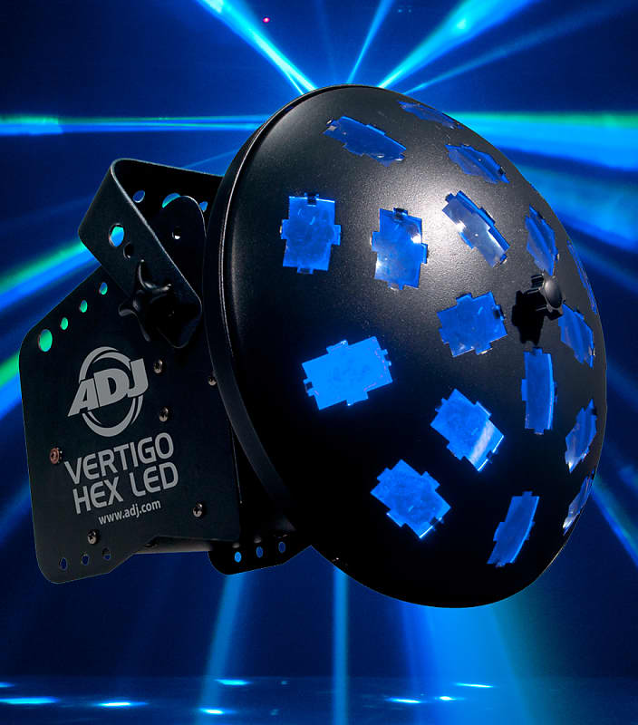 цена ADJ Vertigo HEX LED 2 x 12 Вт 6 в 1 RGBCAW Effect Light American DJ VERTIGO-HEX-LED