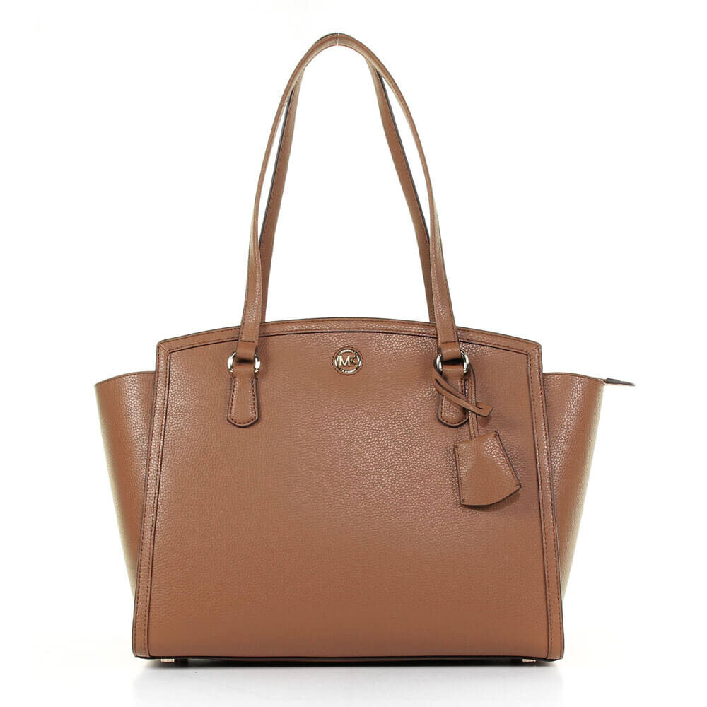 

Сумка-тоут Michael Kors Chantal In Textured Leather, коричневый