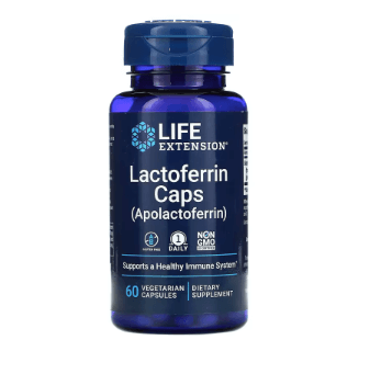 Лактоферрин в капсулах 60 капсул Life Extension пиридоксаль 5 фосфат в капсулах 100 мг 60 капсул life extension