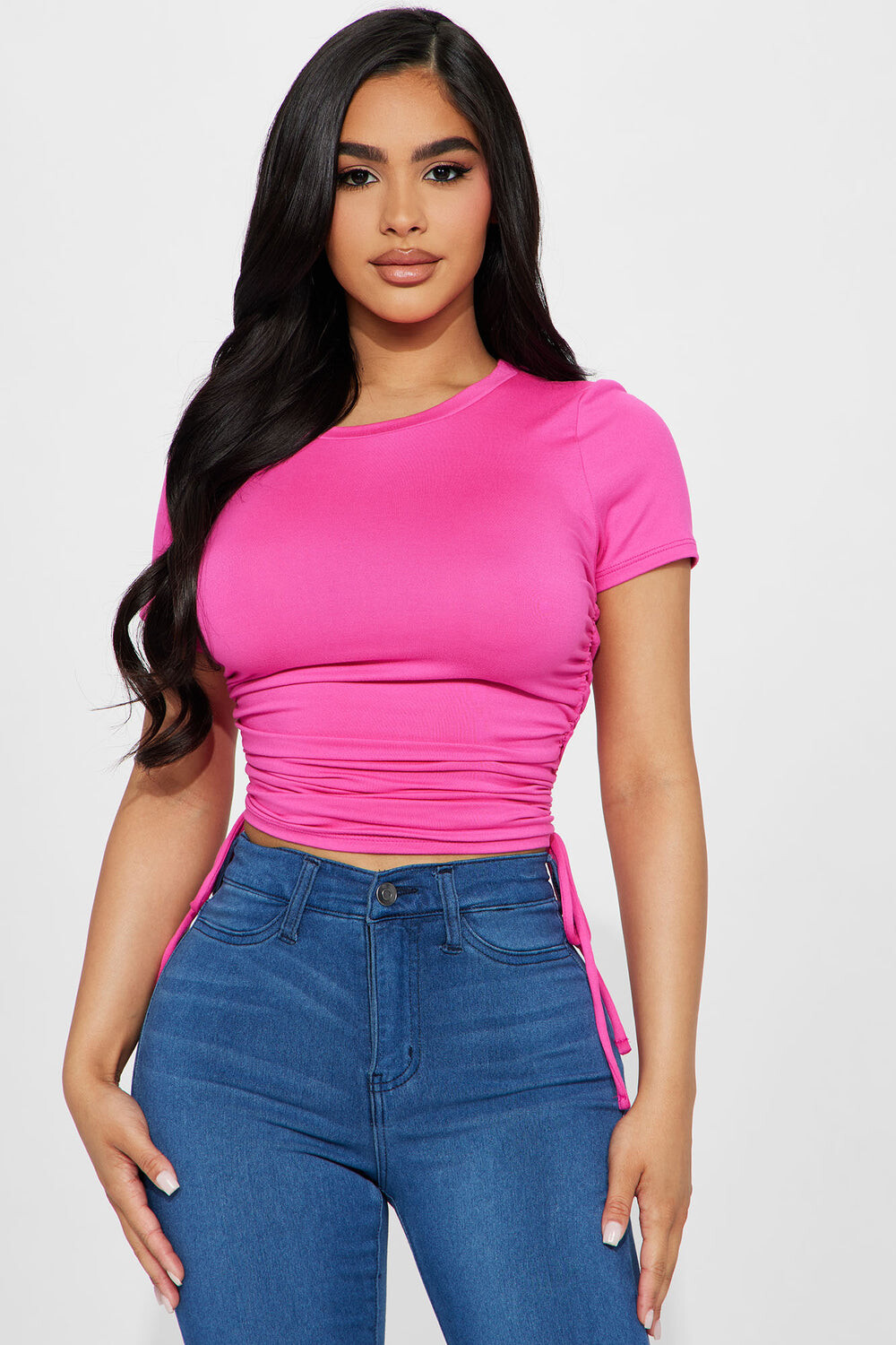 

Топ Fashion Nova IT90391, розовый