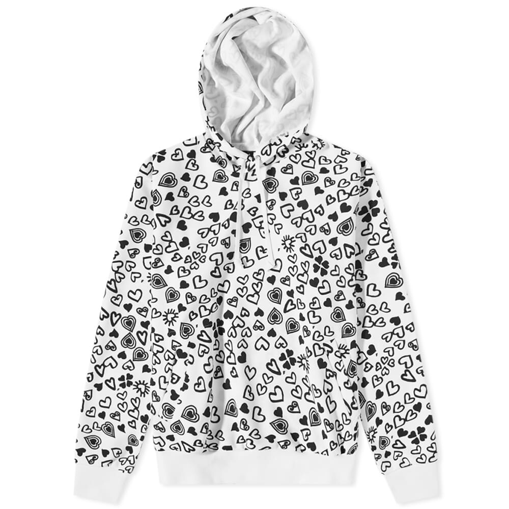 

Толстовка Comme des Garçons Black All Over Print Popover Hoody, Серый