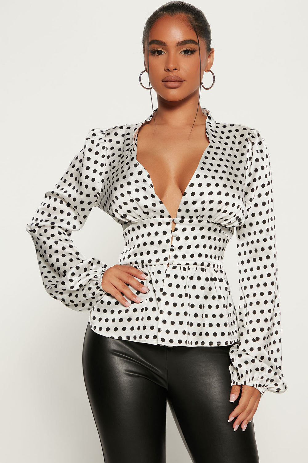 

Блузка Fashion Nova MN9127, белый