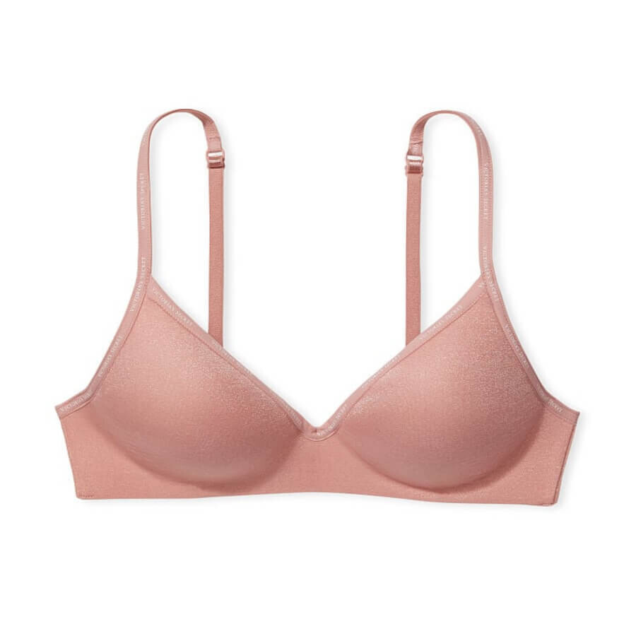 

Бюстгальтер без косточек Victoria's Secret The T-shirt Lightly Lined, розовый