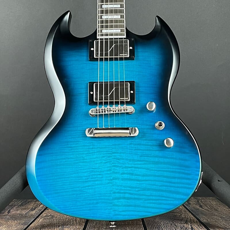 

Epiphone Prophecy SG- Blue Tiger Aged Gloss (21061527328)