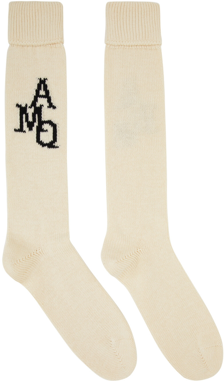 

Носки Off-White с монограммой Alexander McQueen