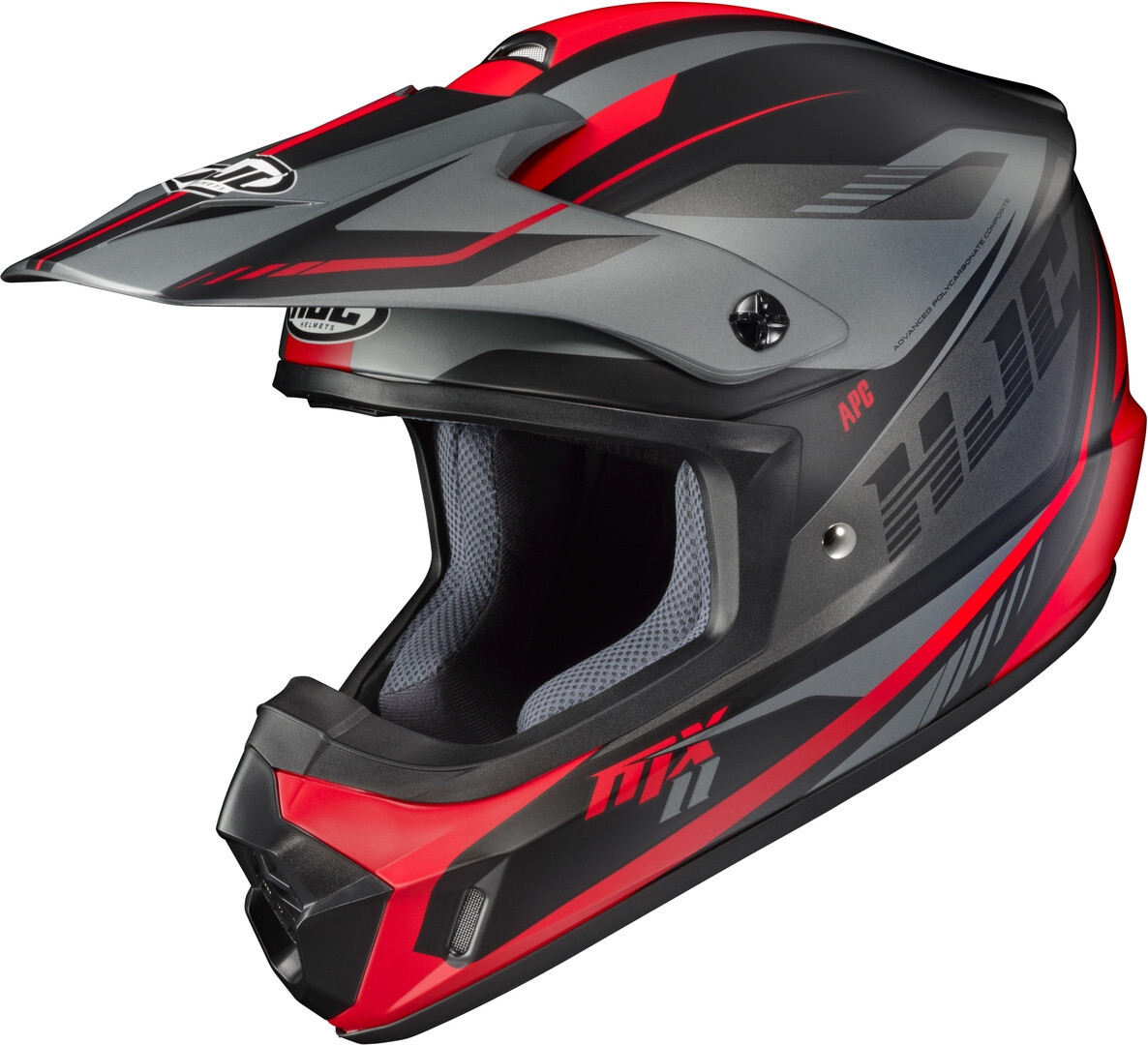 

Шлем HJC CS-MX II Drift для мотокросса, черный/красный