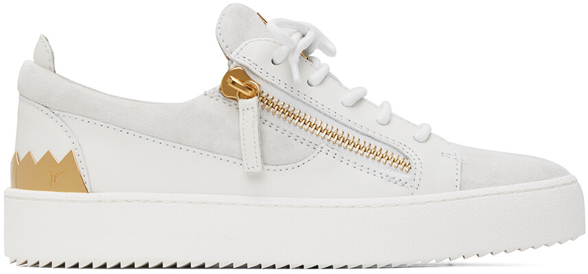

Белые кроссовки Frankie Giuseppe Zanotti