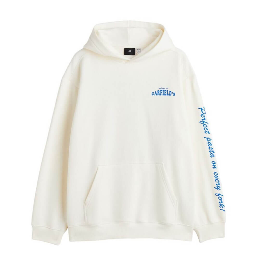

Толстовка H&M Relaxed Fit Garfield, белый