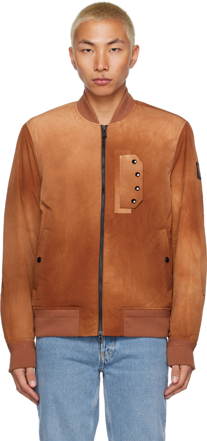 

Оранжевая куртка-бомбер Parameter Belstaff, Оранжевый