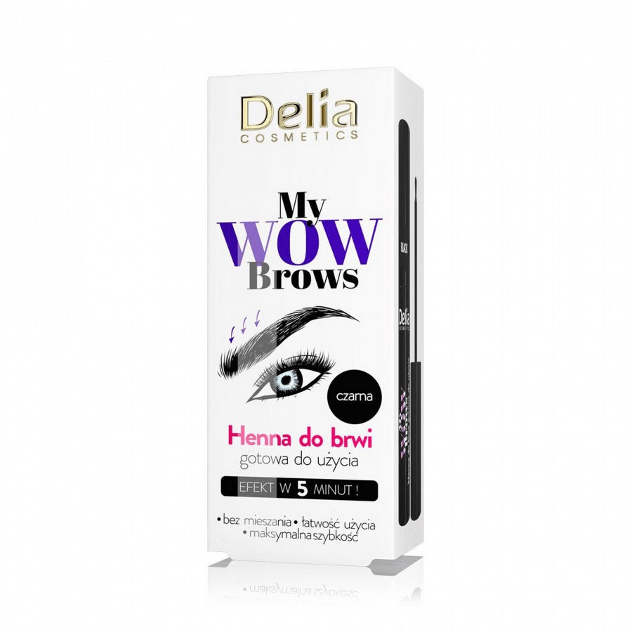 

Delia My Wow Brows хна для бровей 1.0 Черный 6мл