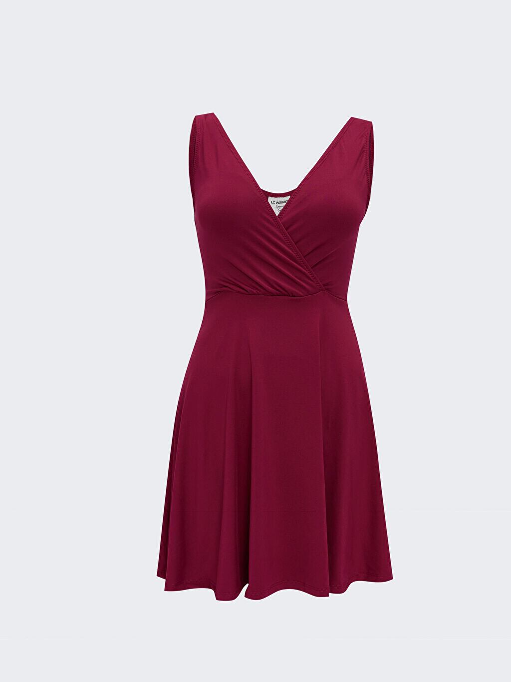 

V-образным вырезом Plain Women Hijab Swimsuit LCW Dream