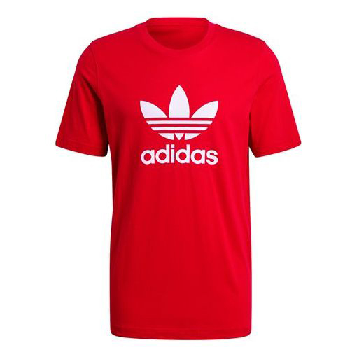 Футболка Adidas originals Adicolor Classics Trefoil Red, Красный цена и фото