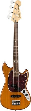 Fender Player Mustang Bass PJ Pau Ferro Aged Natural 0144053 528