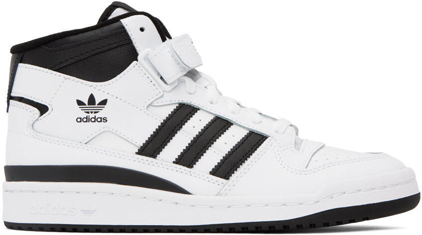

Бело-черные кроссовки Forum Mid adidas Originals