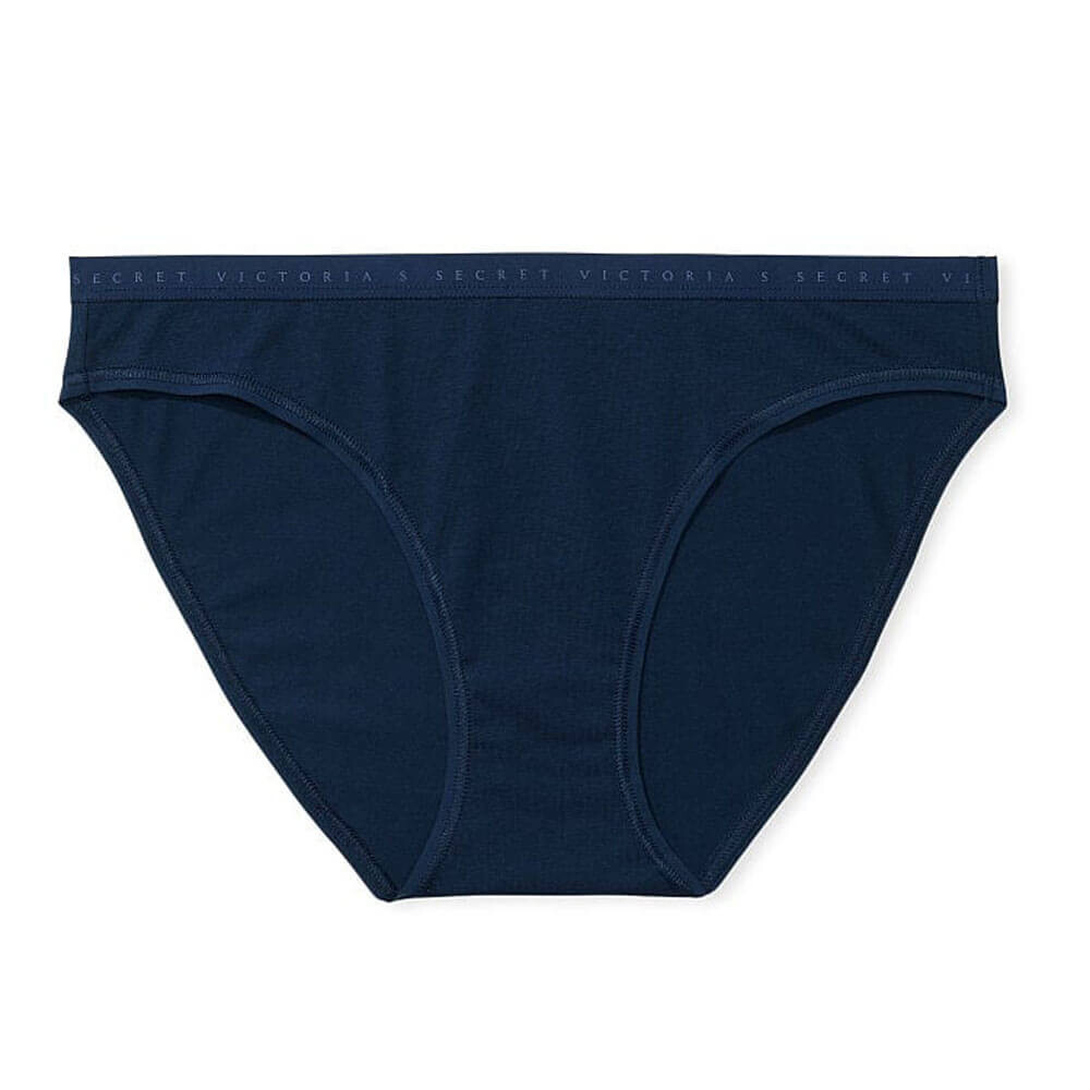 

Трусики-бикини Victoria's Secret Stretch Cotton, темно-синий