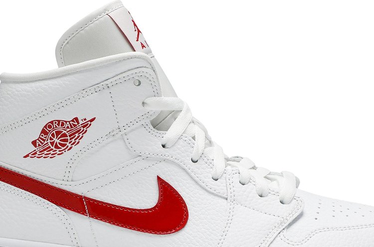 Air jordan 1 store mid white red