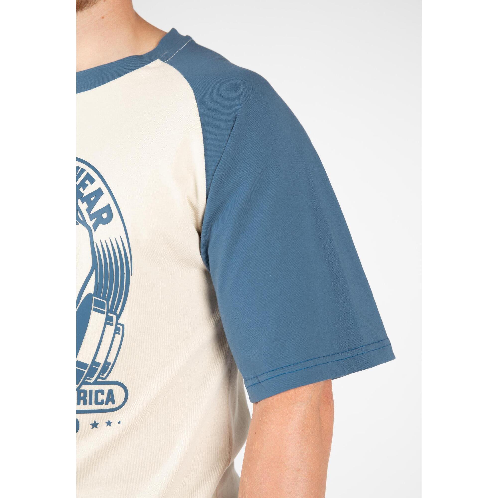 Майка логан. Gorilla Wear GW-90568\bez-BK футболка "Logan", бежевая-чёрная. 3pm Wear синие.