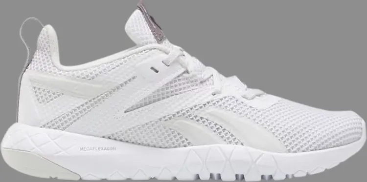 

Кроссовки wmns mega flexagon 'white true grey' Reebok, белый
