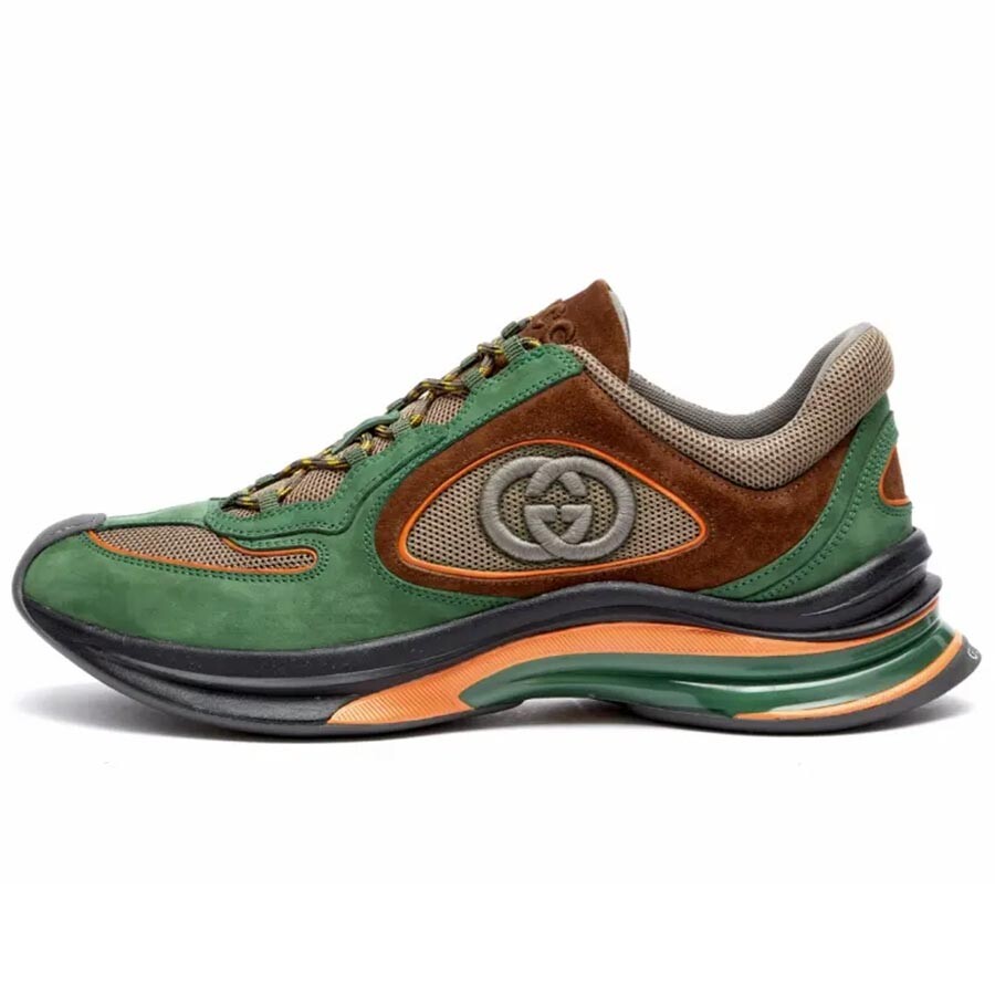 

Кроссовки Gucci Run Premium, зеленый