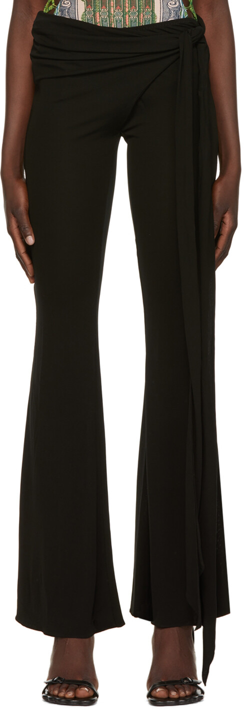

Черные брюки для отдыха The Knotted Jean Paul Gaultier, Черный