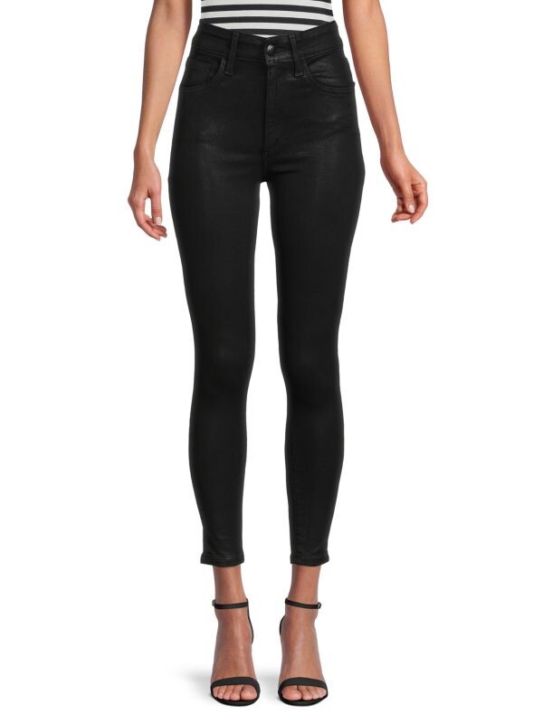 

Джинсы скинни с высокой посадкой и покрытием Joe's Jeans Black
