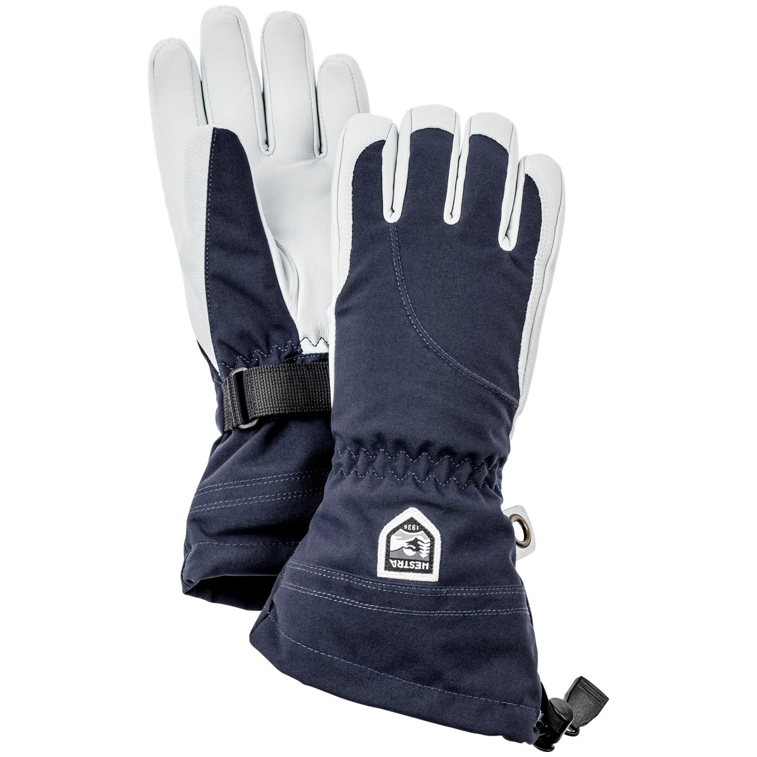 Перчатки женские Hestra Heli, темно-синий перчатки bauer темно синий