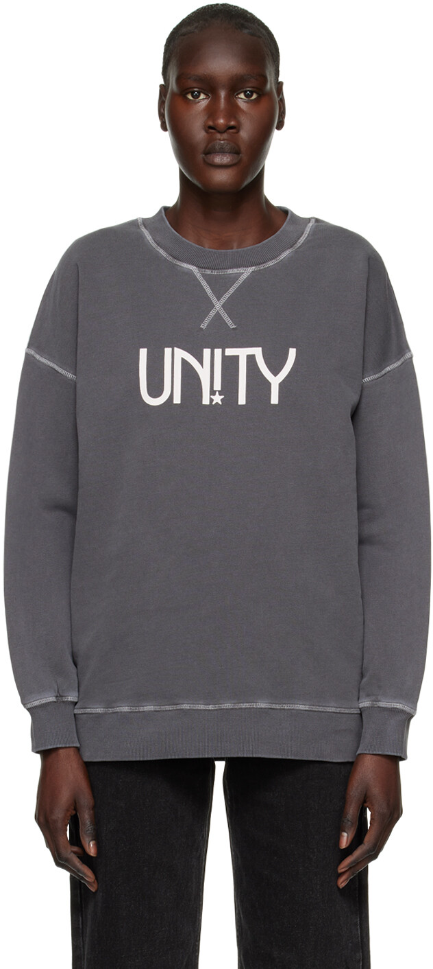 

Серый - Толстовка с круглым вырезом Unity Star Oh G Ksubi