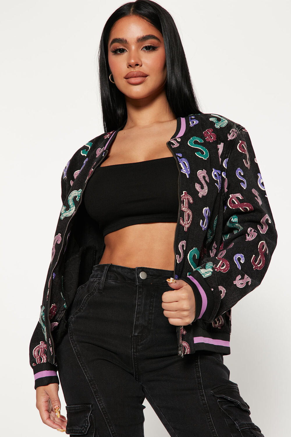 

Куртка Fashion Nova FN60411P3187, черный
