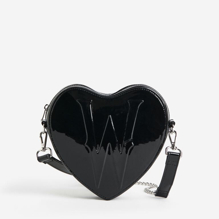 

Сумка H&M x Wednesday Heart-shaped Crossbody, черный