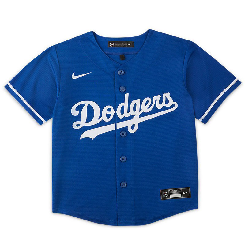 Рубашка Nike Authentic Los Angeles Dodgers Short Sleeve, синий/белый