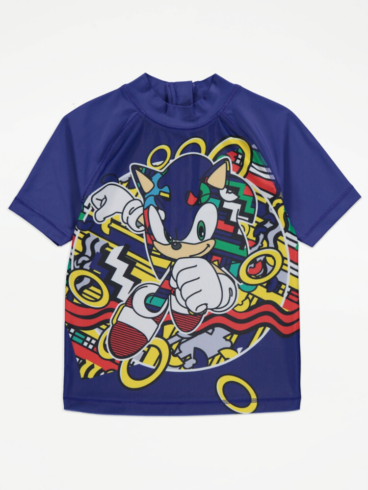 

Голубой топ для плавания Sonic The Hedgehog George., синий