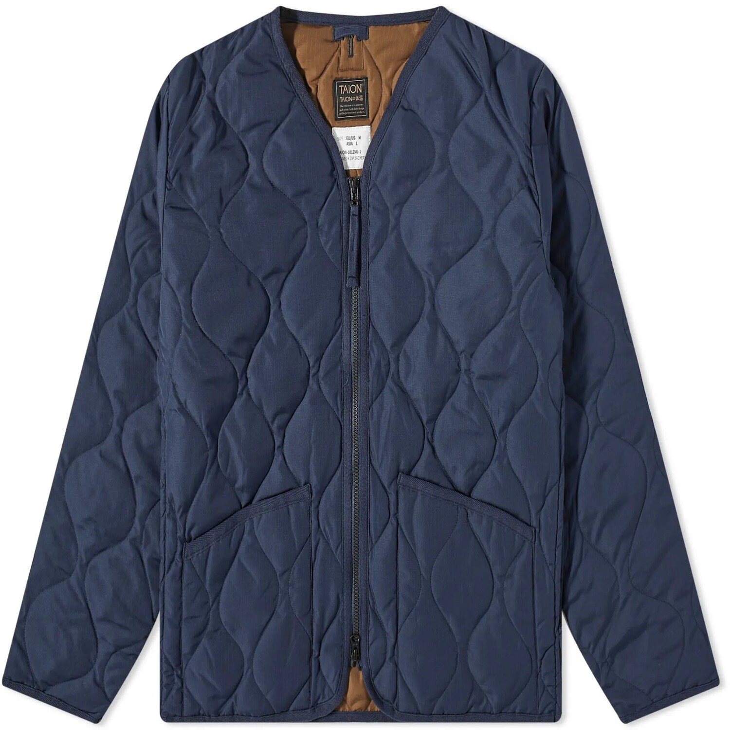 

Куртка Taion Military Zip Down, темно-синий