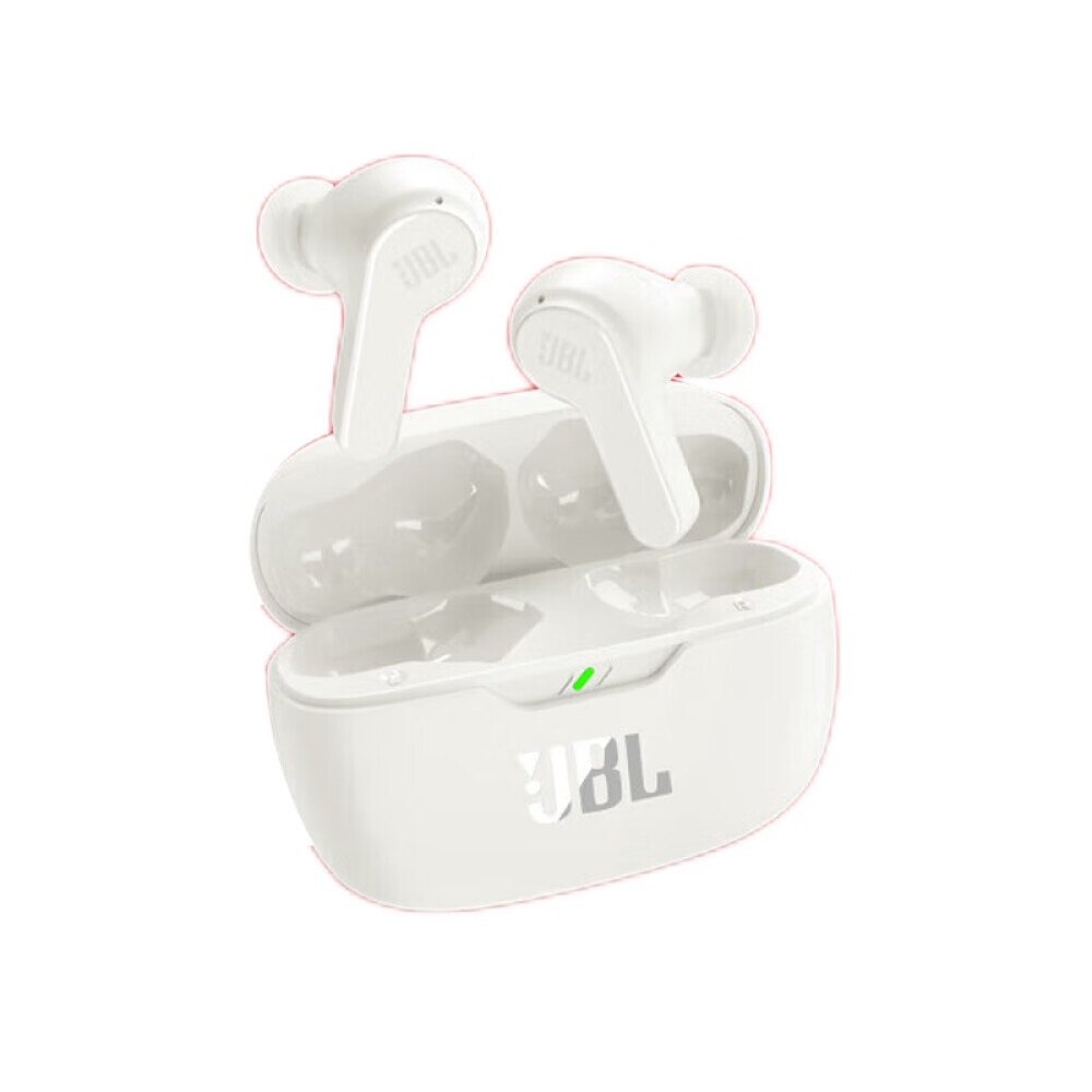 

Bluetooth-гарнитура JBL WAVE BEAM true спортивная с шумоподавлением, белого цвета