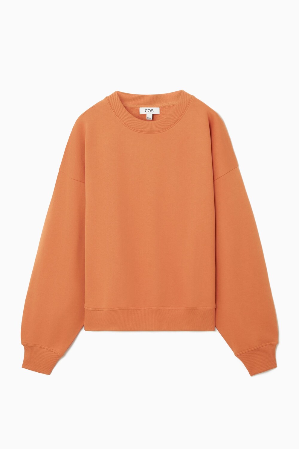 

Свитшот COS Oversized Jersey, оранжевый